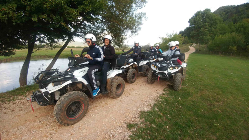 Vožnja quadom - Ekoselo Krš 